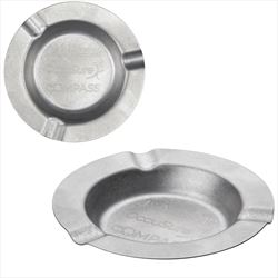 HST41234 Vintage Pewter Stainless Steel Ashtray With Custom Imprint